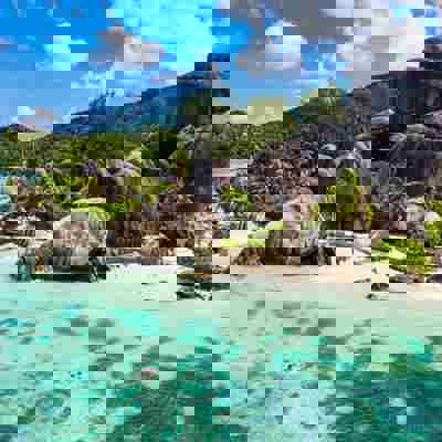 Relax on iconic granite beaches