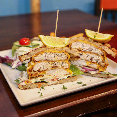 Bermudian fish sandwich