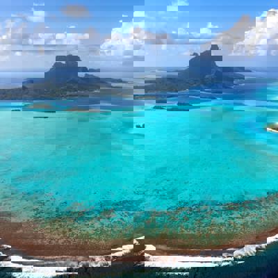 Swim Bora Bora’s luminous lagoons