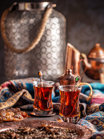 Breakfast feasts in a Turkish ‘kahvaltı salonu’