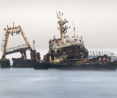 Explore the shipwrecks of the Skeleton Coast