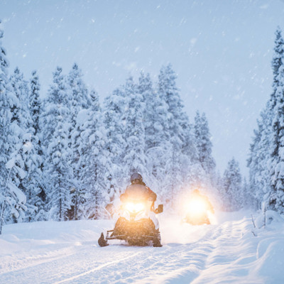 Snowmobile safari
