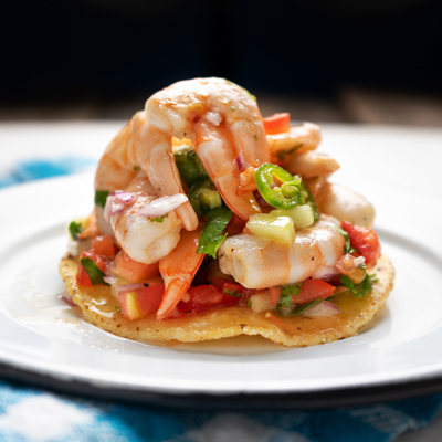 Ceviche and seafood on the coast