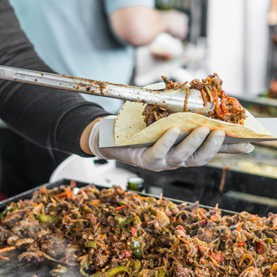 Street tacos and mercados
