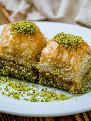 Baklava, künefe, and Turkish desserts