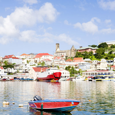 Wander colourful St. George’s harbour