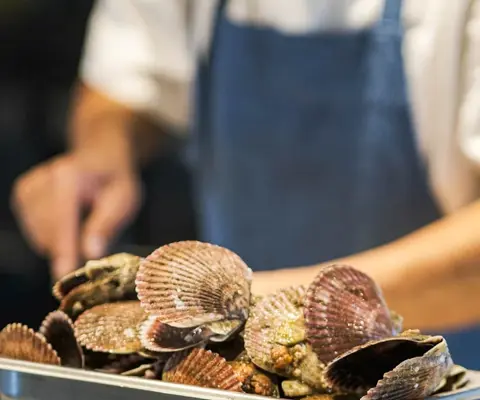 Seafood market freshness