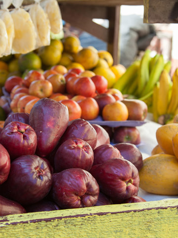 Fresh tropical fruits