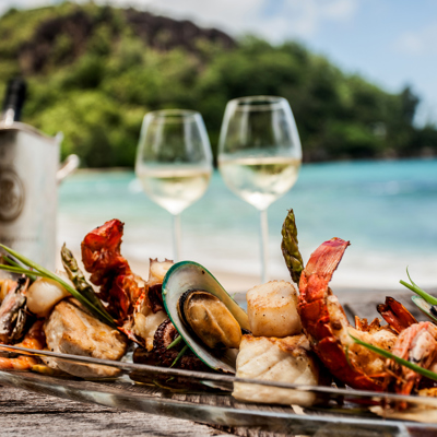 Order seafood by the coast