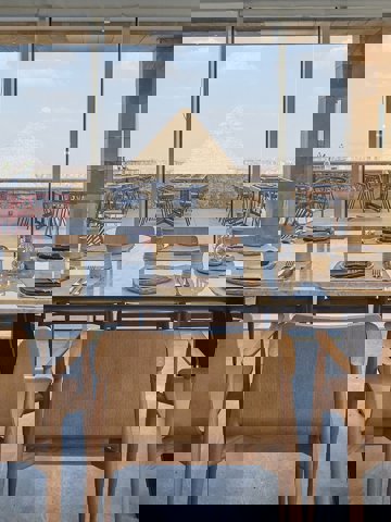 Pyramid views and modern twists