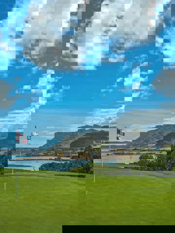 Indulge in spa time and golf with a view