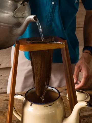 Costa Rican coffee and chocolate 