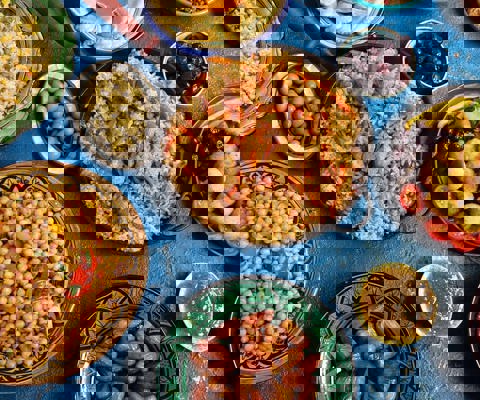 Enjoy food made with local ingredients