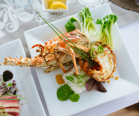 Harbourside fine dining on Tortola