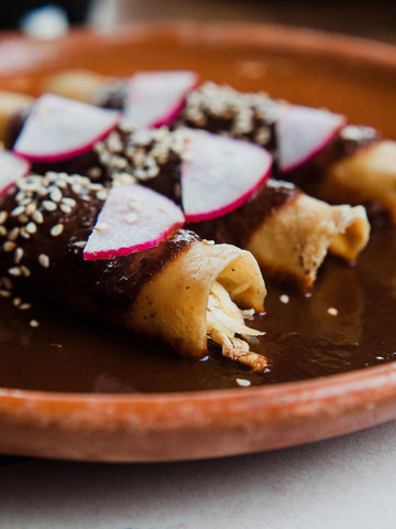 Oaxacan moles and tlayudas