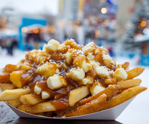 Poutine and classic comfort food