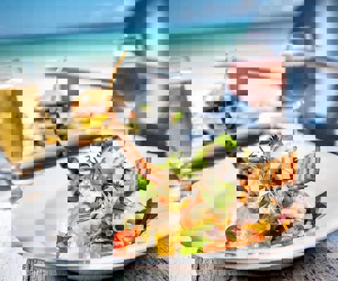 Upscale resort dining and rum tastings