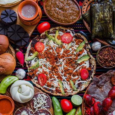 Oaxacan moles and tlayudas