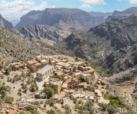 Follow Jebel Shams’ balcony-edge views