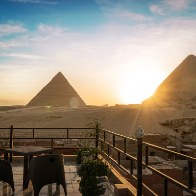 Pyramid views and modern twists