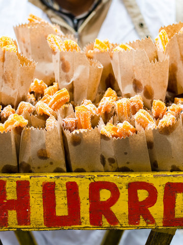 Churros, cacao, and sweet treats