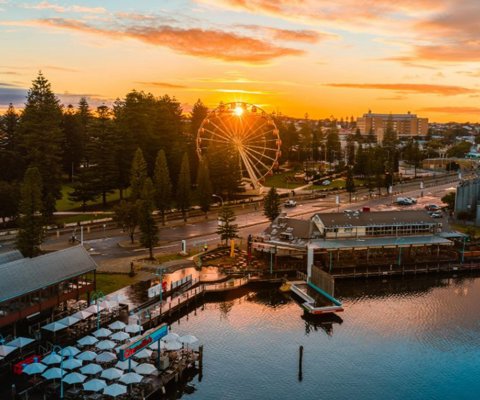 Fish and chips in Fremantle