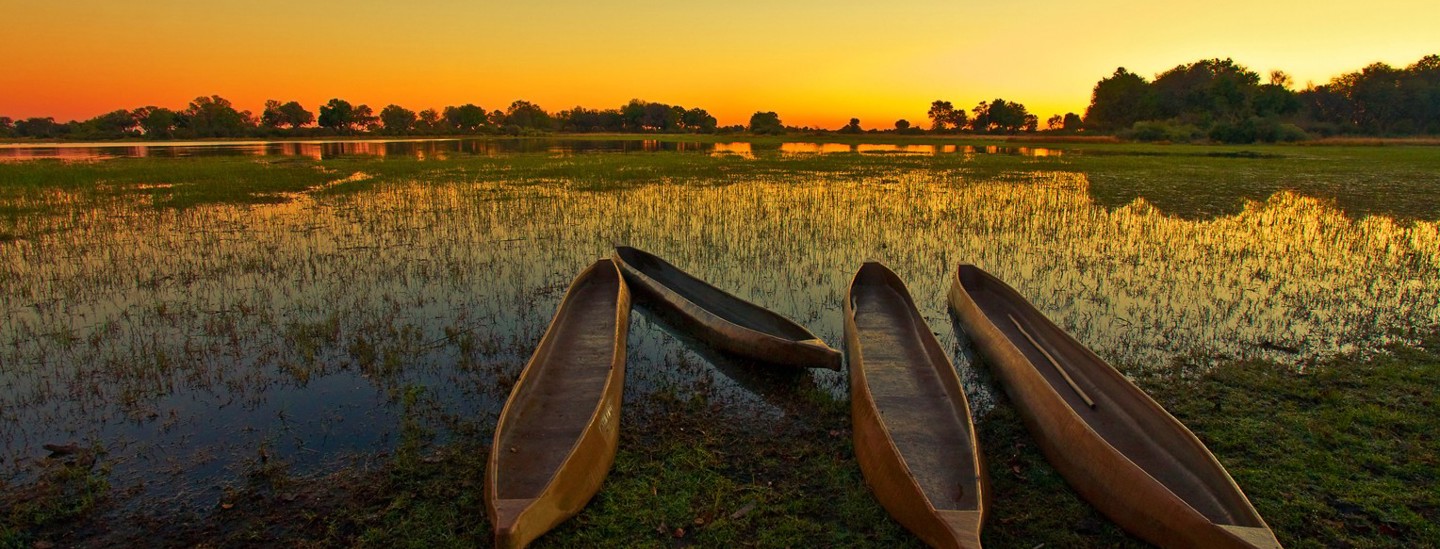 Sunrise Over The Okavango Delta (1) Ss