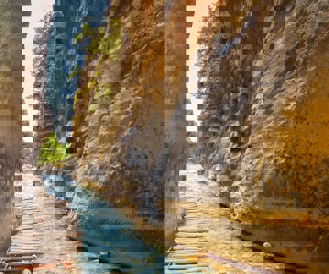 Walk the Samaria Gorge in Crete